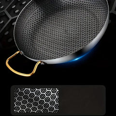 Laser Coated Pan Double Handle Gold 24cm