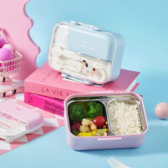 Leak Proof Bento Lunch Box-Pink