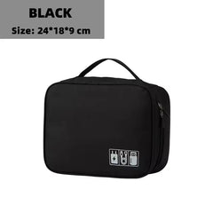 Travel Electronic Digital Storage Bag (Black) 1 pc