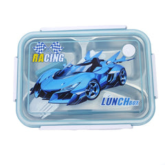 Cartoon Design Lunch Box-Blue