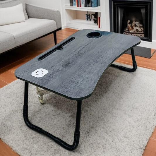 1 Pc Portable Folding Laptop Table(Grey)