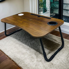 1 Pc Portable Folding Laptop Table(Brown)