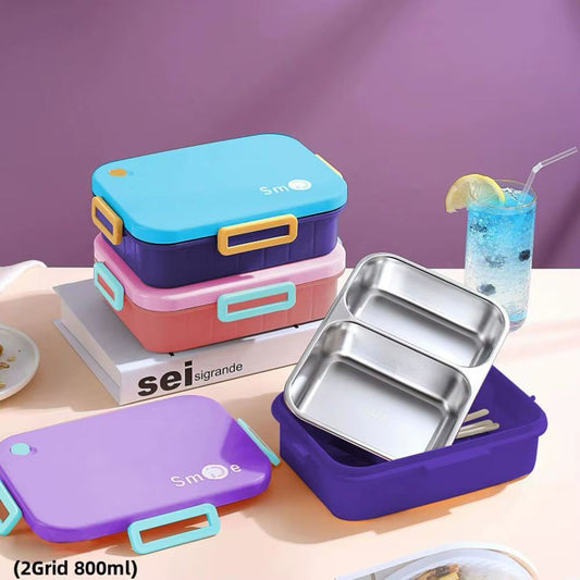 2 Compartment Insulated Food Box