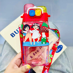 Happy Kids Dual Opening Bottle -Red