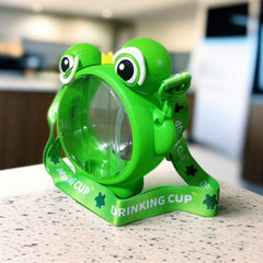 2-in-1 dual sipper water bottle -Green