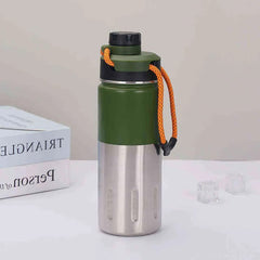 Double Tone Vacuum Bottle-Green