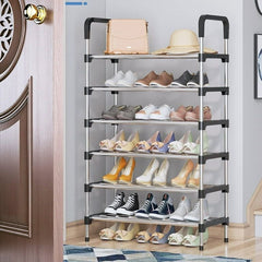 6 Layer Steel Shoe Rack Organizer