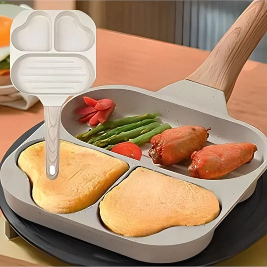 3 Slot Non Stick Frying Pan