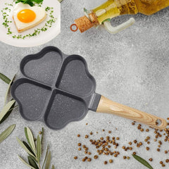 4 Slot Non Stick Frying Pan(Heart shape)