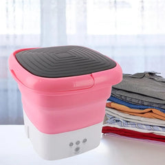 Portable Folding Washing Machine-Pink
