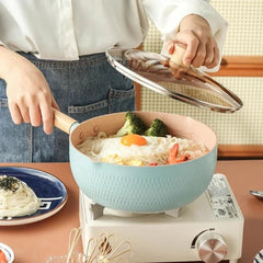 Sauce Pan with Glass Lid -Sky Blue