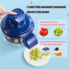 Rechargeable Electric Fruit Peeler-Blue