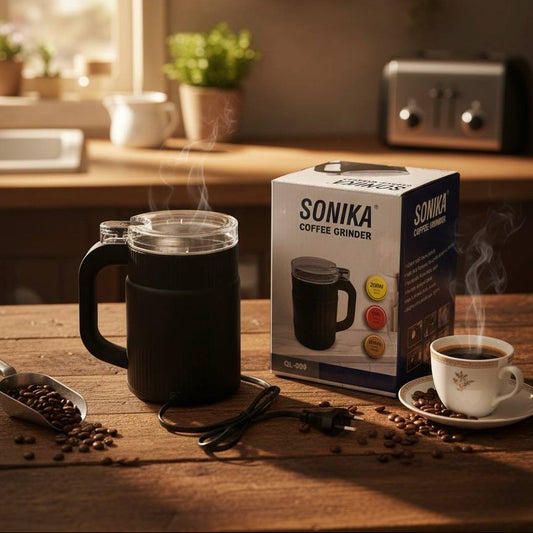 Portable Electric Spices & Coffee Grinder Machine(Black)