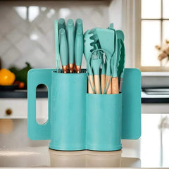 19 Pcs Kitchen Utensils Set-Green