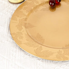 Golden Charger Plate Design 08