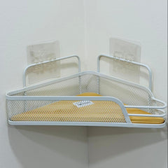 Metal Corner Rack -White