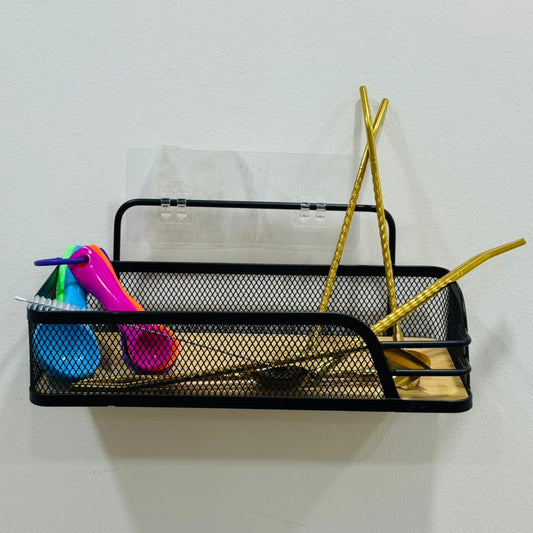 Rectangle Storage Rack-Black