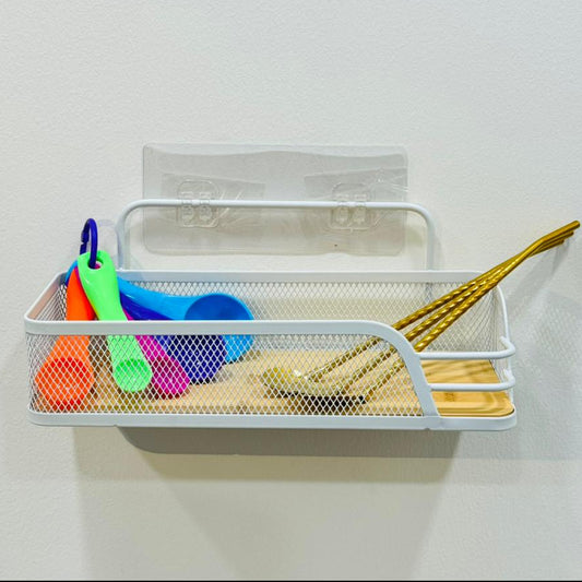 Rectangle Storage Rack-White