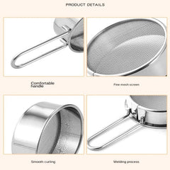 3 Pc Stainer Set-Silver