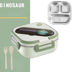 3-Compartment Stainless Steel Lunch Box(1000ml)
