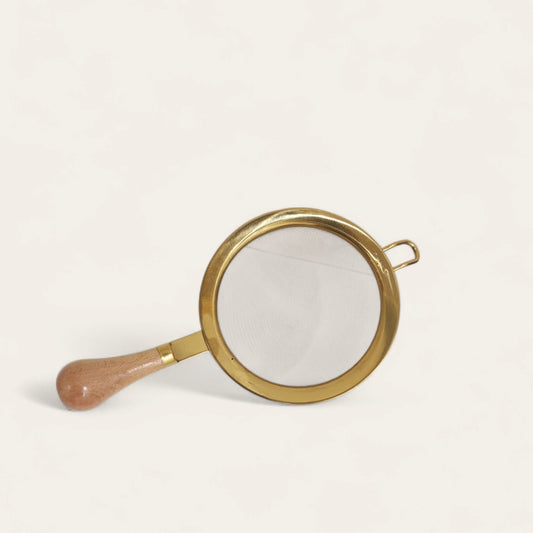 Golden Stainer with Wooden Handle-Small
