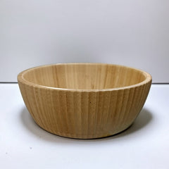 Bamboo Wooden Serving Bowl (Round)