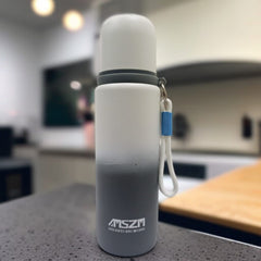 Double-Wall Stainless Steel Water Bottle-Grey