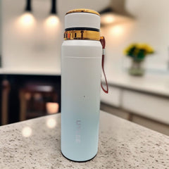 Vacuum Insulated Bottle-White Green