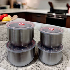 4 Pcs Stainless Steel Bowl Set