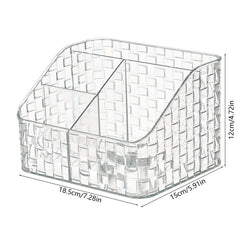 Acrylic Multi Storage 4 Section Box