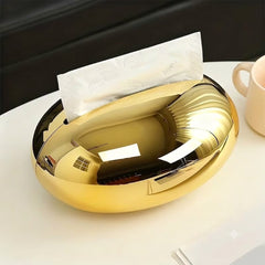 Luxury Golden Tissue Box