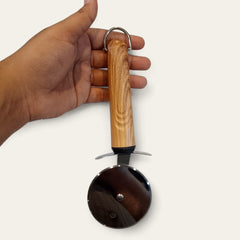 Wood Handle Pizza Cutter
