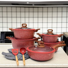 Donnor 15-Pcs Non-Stick Cookware Set