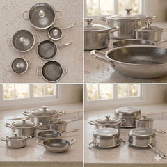 10 Pcs Stainless Steel Laser Coating Set
