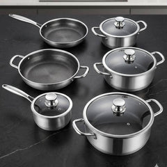 10 Pcs Stainless Steel Laser Coating Set