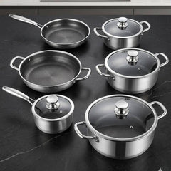10 Pcs Stainless Steel Laser Coating Set
