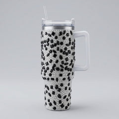 Sparkly Rhinestone Thermos Cup & Tumbler (Black)