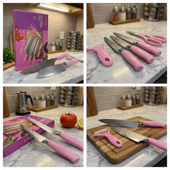 Evcrierh Corrugated Kitchen Knife Set