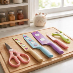 6-Piece Hello Kitty kitchen Knife Set
