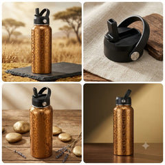 Insulated Sports Water Bottle-Copper