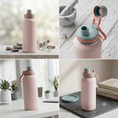Thermal Insulated Water Bottle-Pink