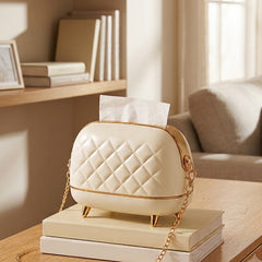 Stylish Non Slip Tissue Box D1-Offwhite