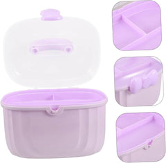 Double Layer Accessories Storage Box-Purple