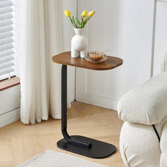 Multifunctional Wooden Beside Sofa Table
