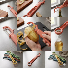 3in1 Swivel Vegetable peeler & Can opener