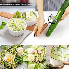 2 in 1 Multipurpose Wooden Handle Peeler
