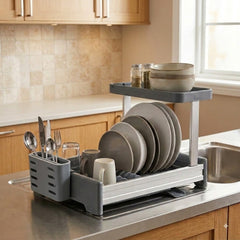 2 Layer Aluminium Dish Drying Rack