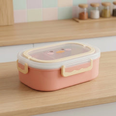 Two Compartment Stainless Steel Lunch Box