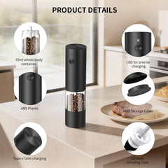 Rechargeable Electric Pepper Grinder