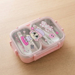 Two Partition Stainless Steel Lunch Box
